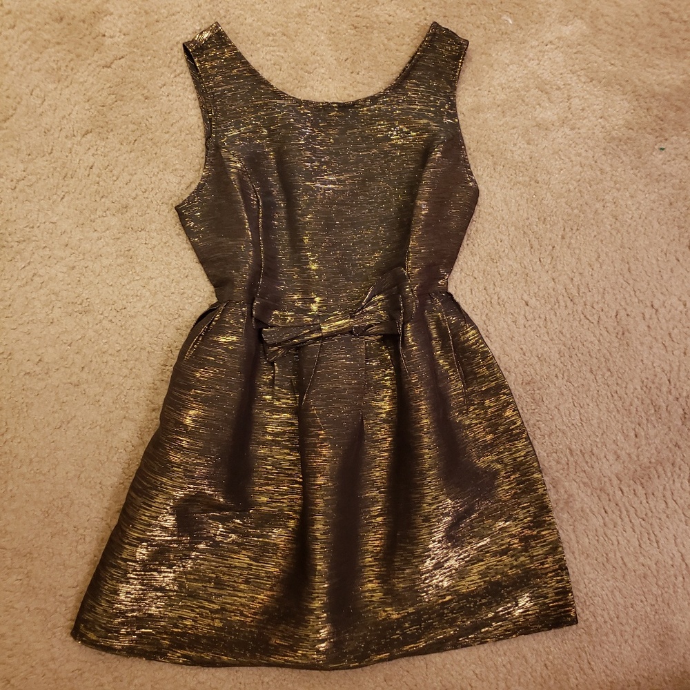 Black and Gold Party Dress